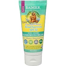 Badger Baby Sun Cream SPF 30 Unscented 87 ml