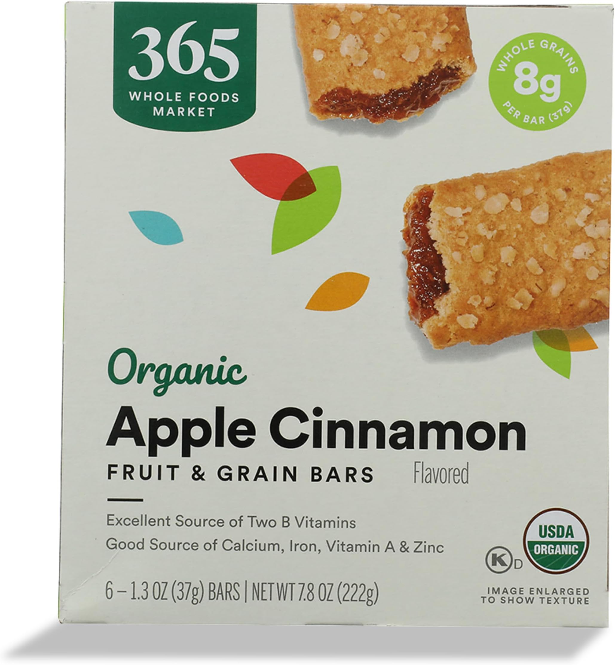Organic Apple Cereal Bar 6 Count, 7.8 Ounce