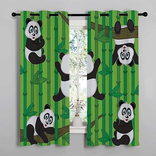 Miniatura 3 de Modern Curtains Animal Decor Collection Door Divider Cortinas para Separar Cuartos 85Inch Width by 85Inch Length,2 Panels