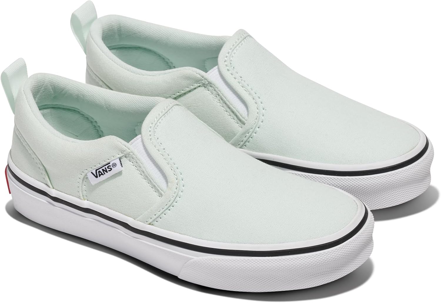 Vans Girls' Asher Slip-on Shoe - Girls' Sneakers for Everyday Wear, Walking, School & Fashion