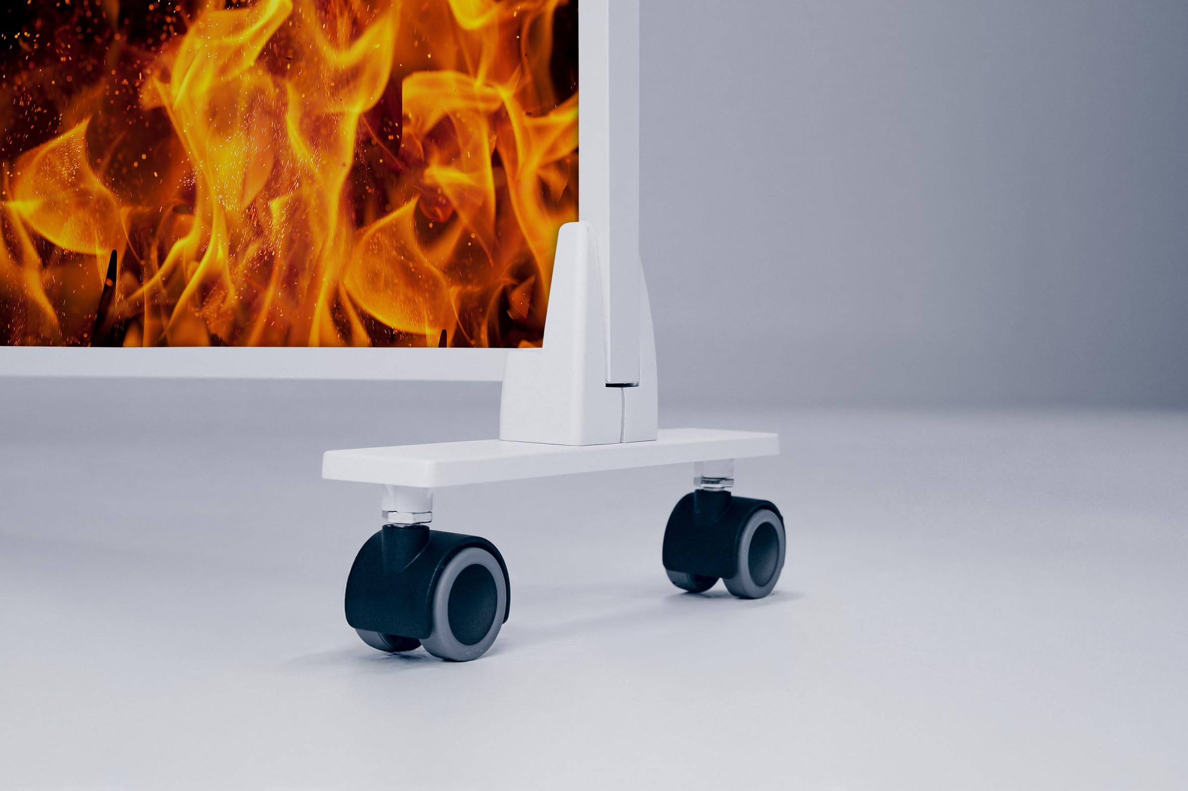 Könighaus Chauffage d'appoint infrarouge avec photo sur pied - 600 W - économe en énergie = chauffe en