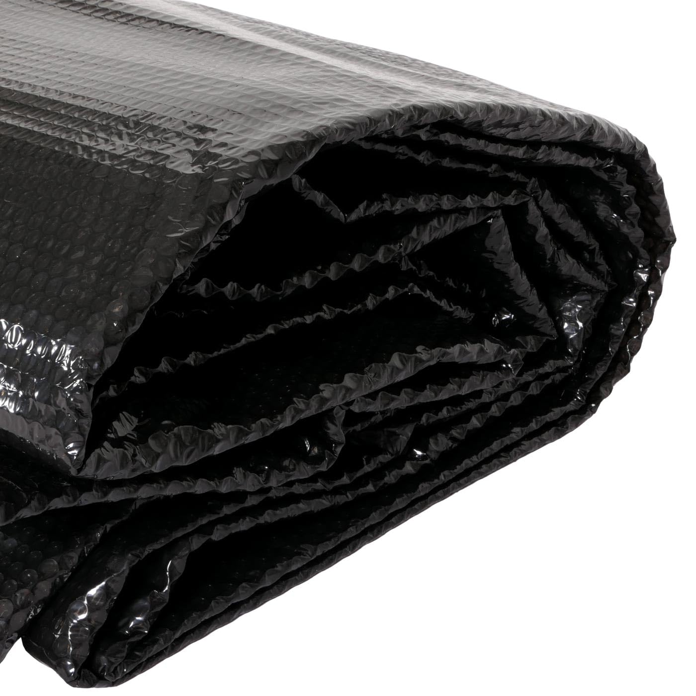 Mendler Plandeka na basen, plandeka termiczna, plandeka solarna, grubość: 200 µm, prostokątna, 8 x 4 m, czarna