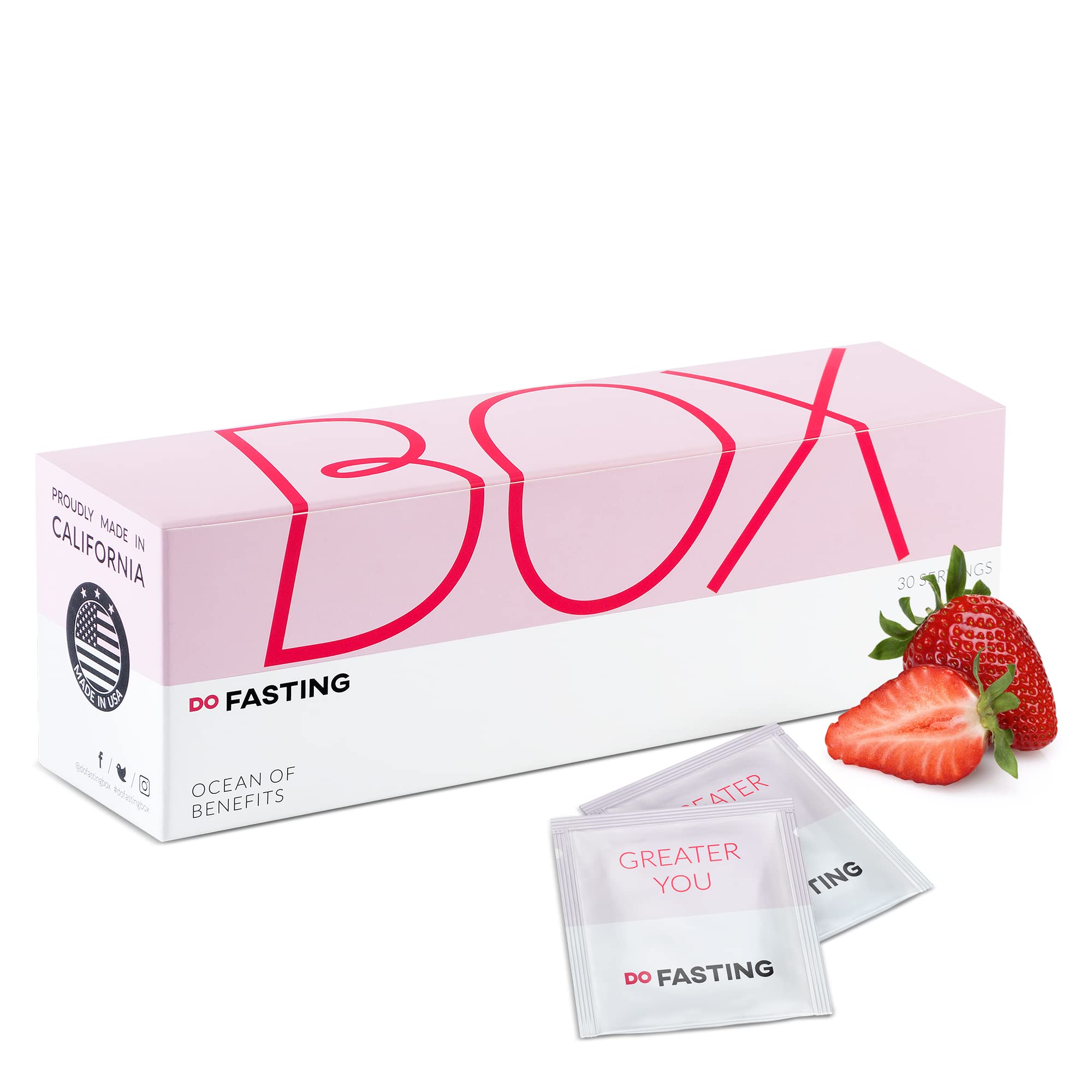DoFasting - Essential Fiber Supplement Box, Cellulose Powder and Konjac Root Glucomannan Fiber Suppl