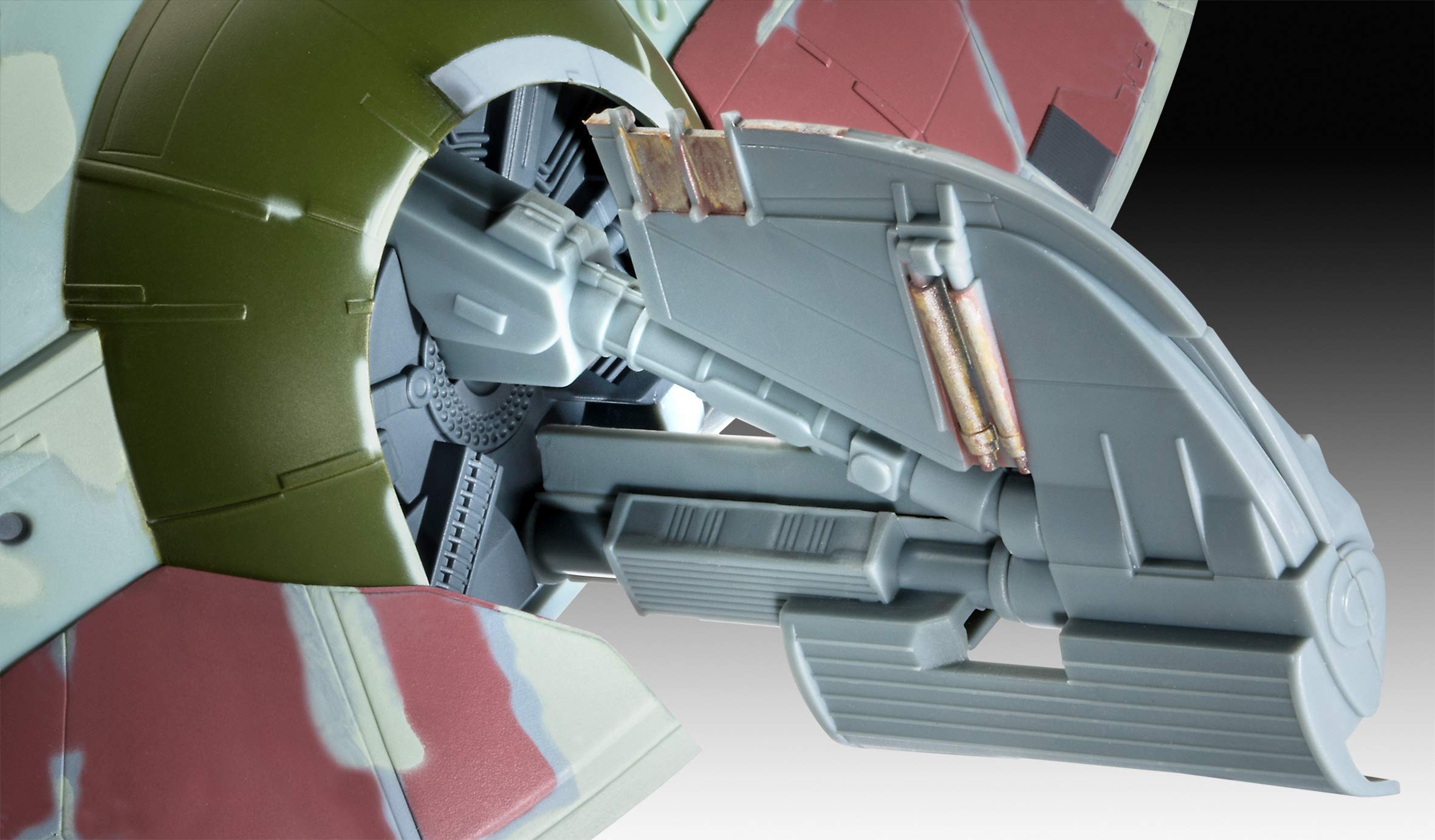 Revell RV05678 5678 05678 Star Wars Esclavo I 40th Aniversary Science Fiction Kit 1:87, sin barnizar