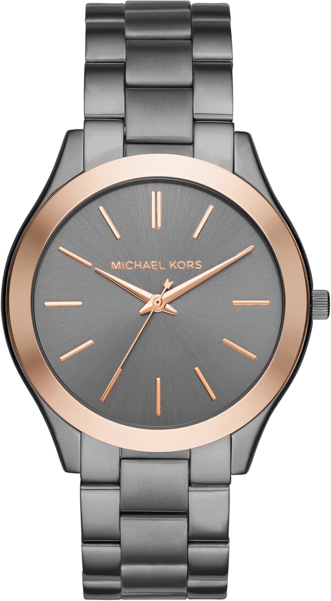 Reloj extragrande Slim Runway para hombre, reloj de acero inoxidable para hombre