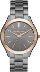 Michael Kors Slim Runway Three-Hand Black Stainless Steel Men's Watch (Model: MK8507)