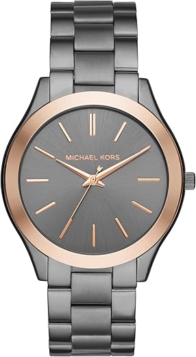Michael Kors Analog Grey Dial and Band Men’s Stainless Steel Watch-MK8576