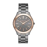 Oversized Slim Runway Men's Watch, Stainless Steel Watch for Men