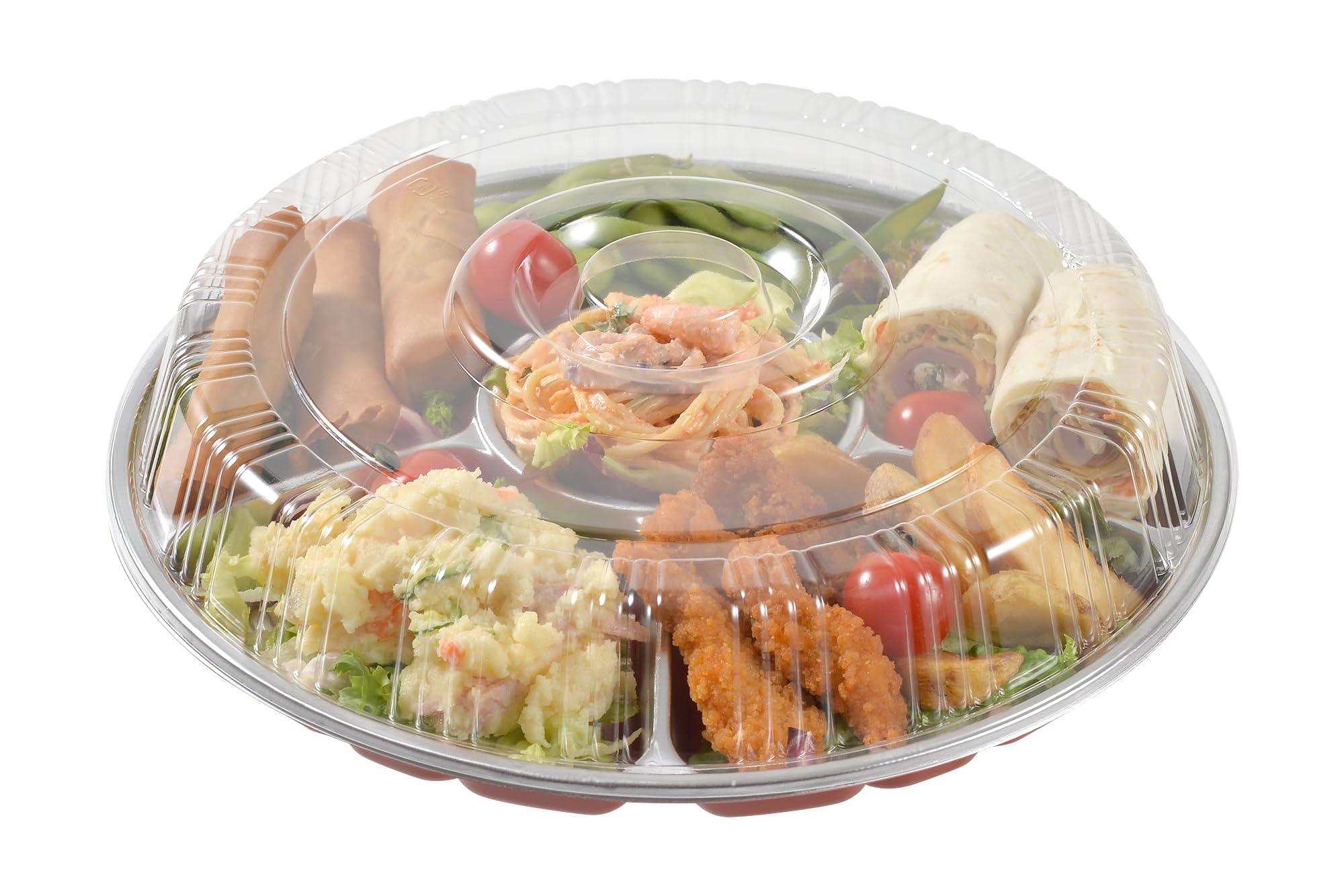 Amazon.co.jp: ストリックスデザイン アルミオードブル 仕切り 蓋つき