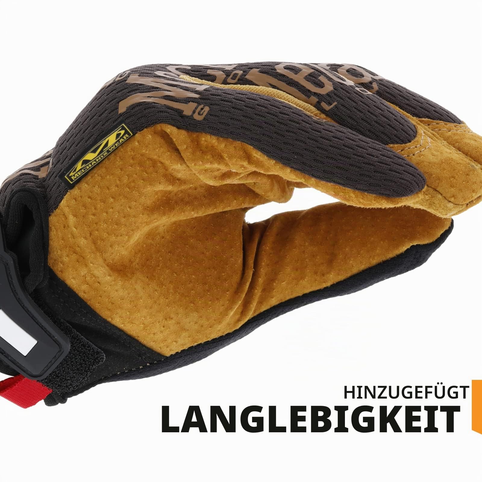 Mechanix Wear - Leather Original Handschuhe (Large, Braun/Schwarz)