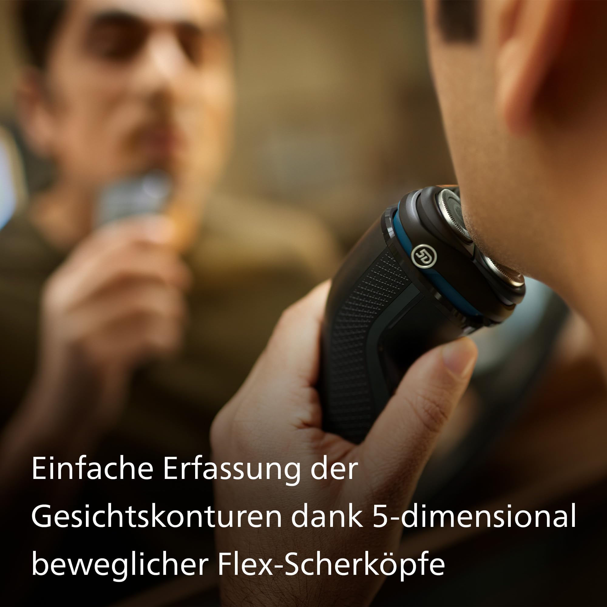 PHILIPS Shaver Series 3000 – Elektrischer Rasierer für Herren: Nass- & Trockenrasur, mit SkinProtect-Technologie, in Anthrazit, mit ausklappbarem Bartschneider, kabellos (S3145/00)