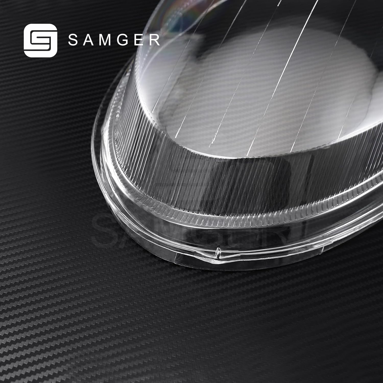 Samger 1 Pair Left Right Side Car Front Headlight Headlamp Lens Cover Fit for Mercedes-Benz W203 C-Class 2001-2007