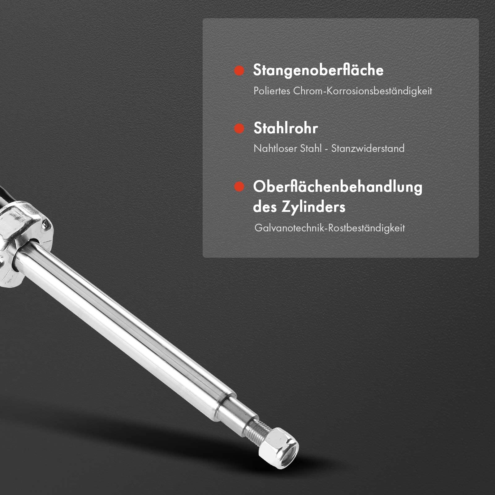 Frankberg Stoßdämpfer Set 2x Vorne Für Dacia Logan II & Sandero II - Gasdruck Federbeine Komplettset