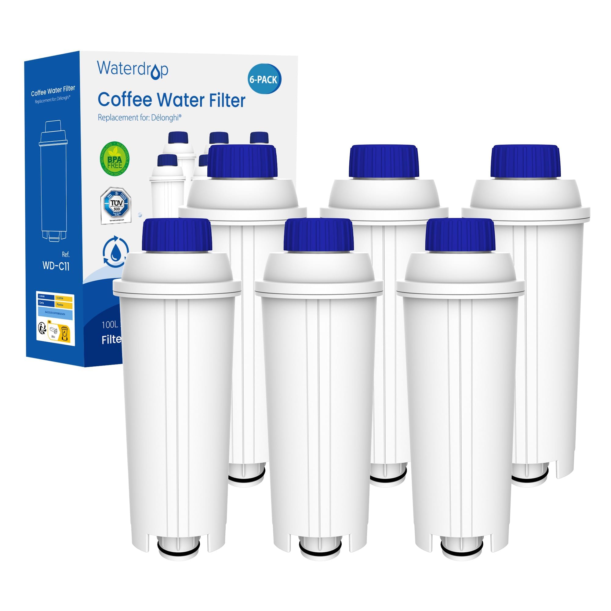 Waterdrop DLSC002 TÜV SÜD Certyfikowany Filtr do Kawy