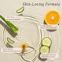 Vista 5 de Removedor de maquillaje fabricado en Estados Unidos con ingredientes naturales y orgánicos, removedor de maquillaje facial y de ojos, uso