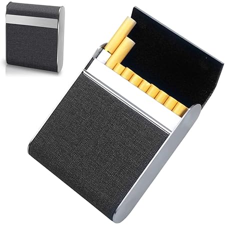 Chingcoo 2er Set Zigarettenetui Metall - Elegante Magnetbox Für 20 Zigaretten