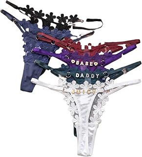 Personalized Panties for Women Custom Text Thongs Lingerie for Women Brides Wifey Thong Bride Soft Satin Bow Underwear Wedding Bridal Shower Gift Bachelorette Party Anniversary Customizable