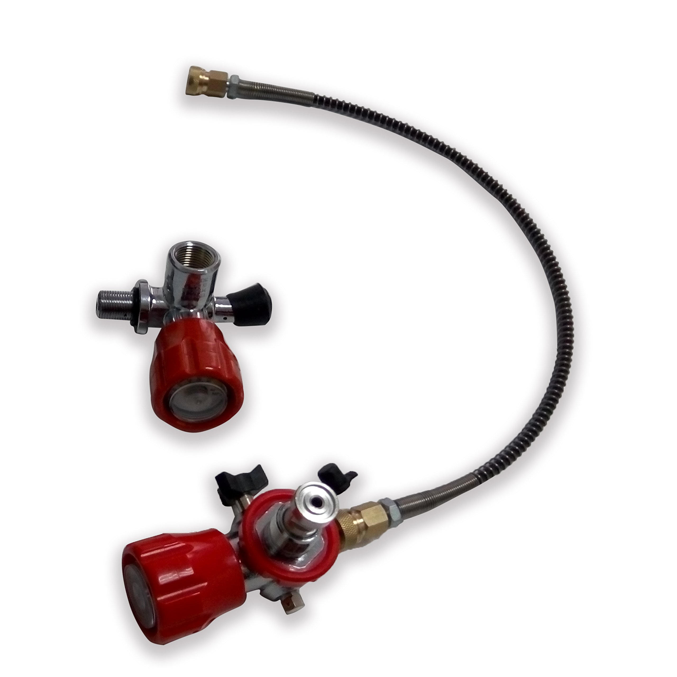 Acecare Valve and Filling Staion for Paintball PCP Air Tank Carbon Fiber Cylinder in 30Mpa 300Bar M18X1.5