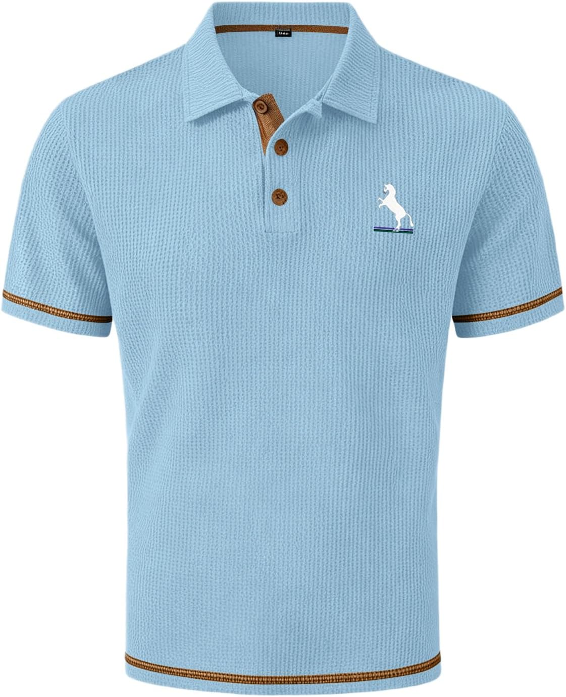 FQZWONG Mens Breeze Polo Shirts 2026 Summer Casual Collared Shirt Stretchy Quick Dry Shirt Performance Designed Golf Polo Tee