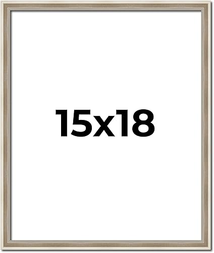 Miniatura 20 de Poster Palooza Marco de fotos contemporáneo de madera dorada antigua de 15 x 18 pulgadas, acrílico UV, respaldo de tablero de espuma y accesorios