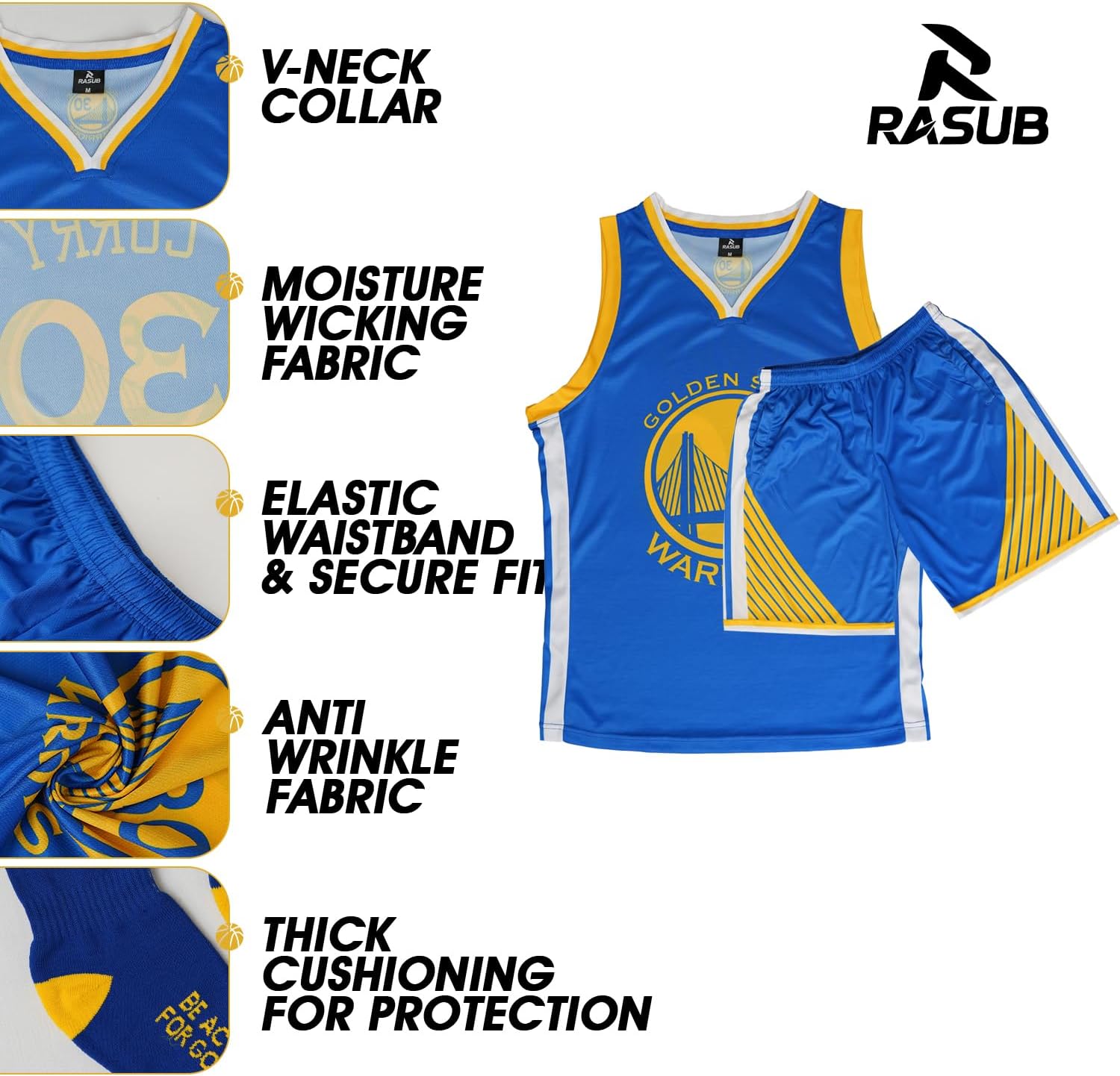 Adult Basketball Jersey 2 Piece Kit Sleeveless Mens Fan Jersey Athletic Mesh Top Sports Outfit