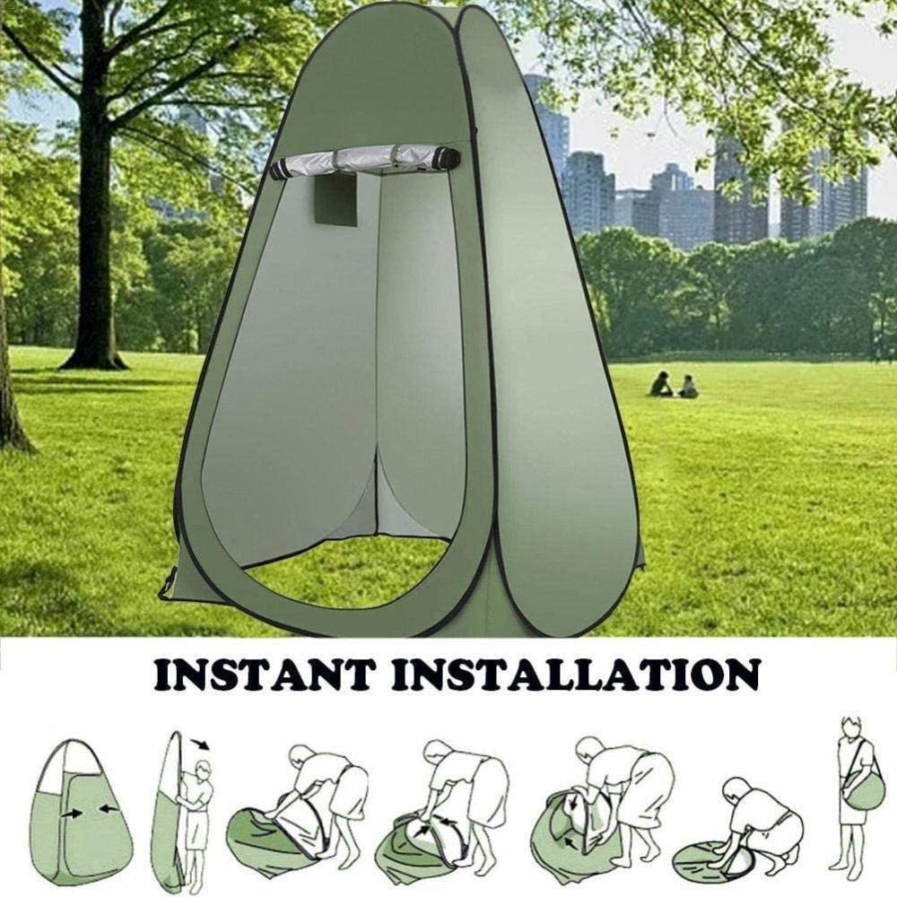 Tenda da campeggio per la privacy, leggera e impermeabile, portatile, con finestra, spogliatoio da spiaggia, facile da installare per uso esterno