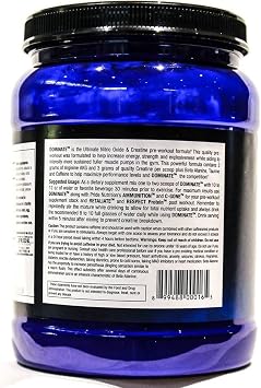 Pride Nutrition #1 Pre Workout - Dominate X 500g - Best Nitric Oxide & Creatine Pre-Workout Formula (Lemonade)