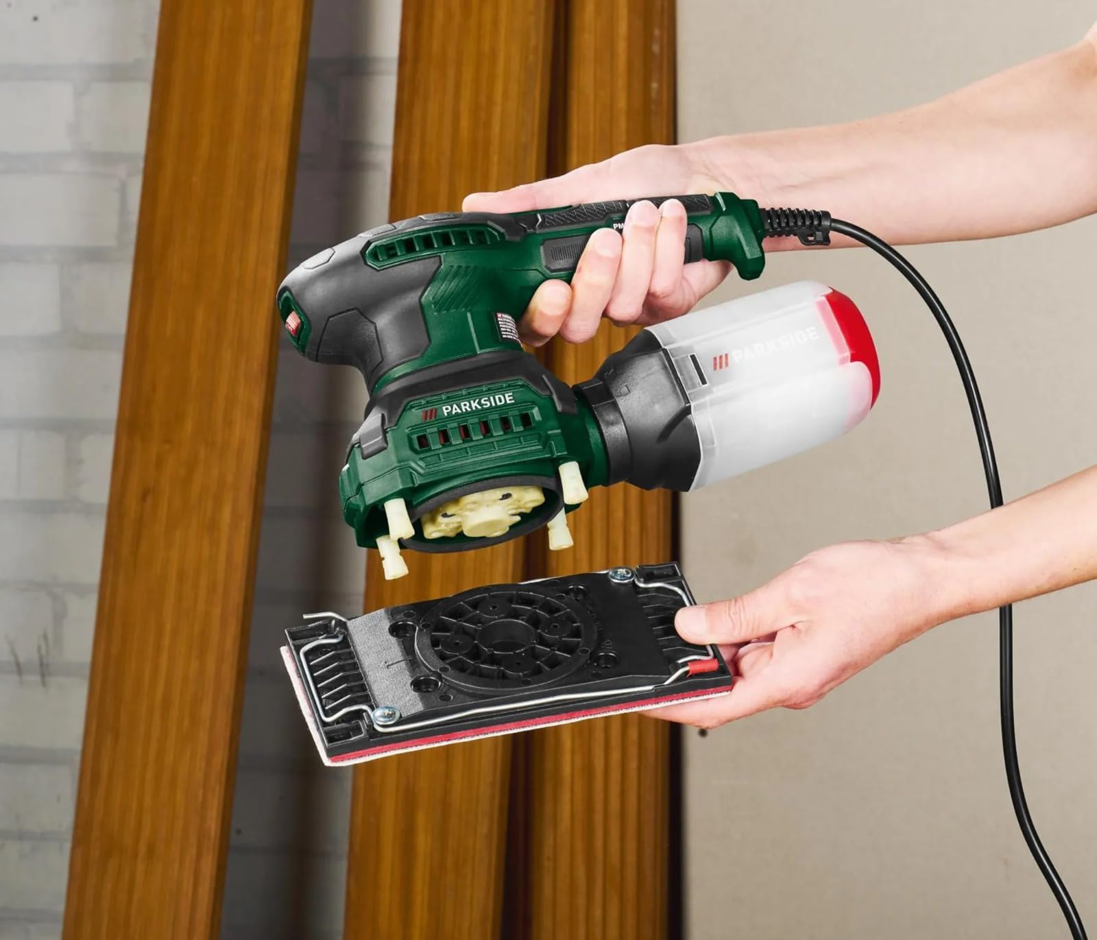 PARKSIDE® Ponceuse excentrique multifonction 3 en 1 ponceuse orbitale, triangulaire PMFS 200 B2