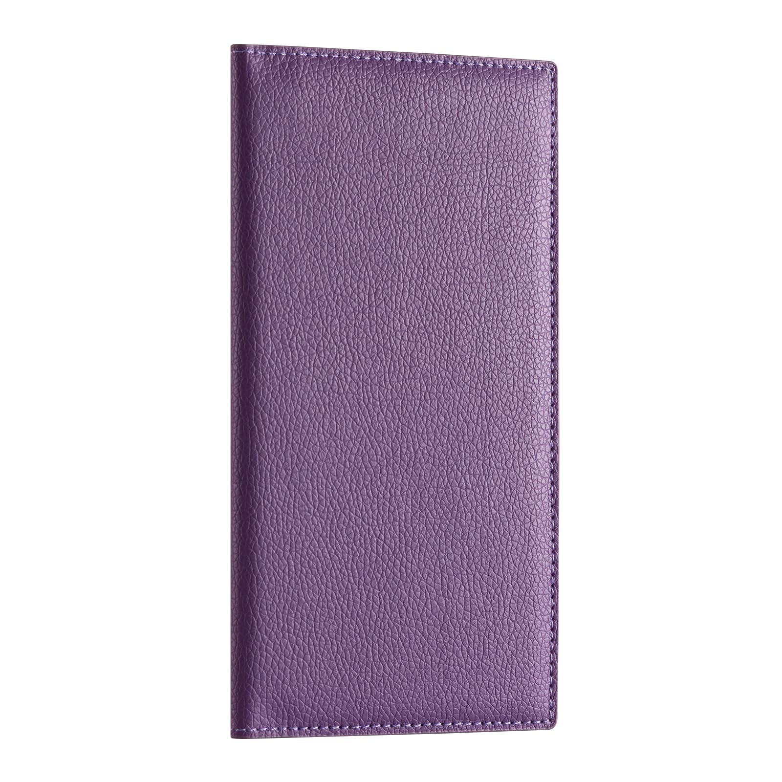 CoBak Checkbook Cover for Women &amp; Men - PU Leather Case with RFID Blocking