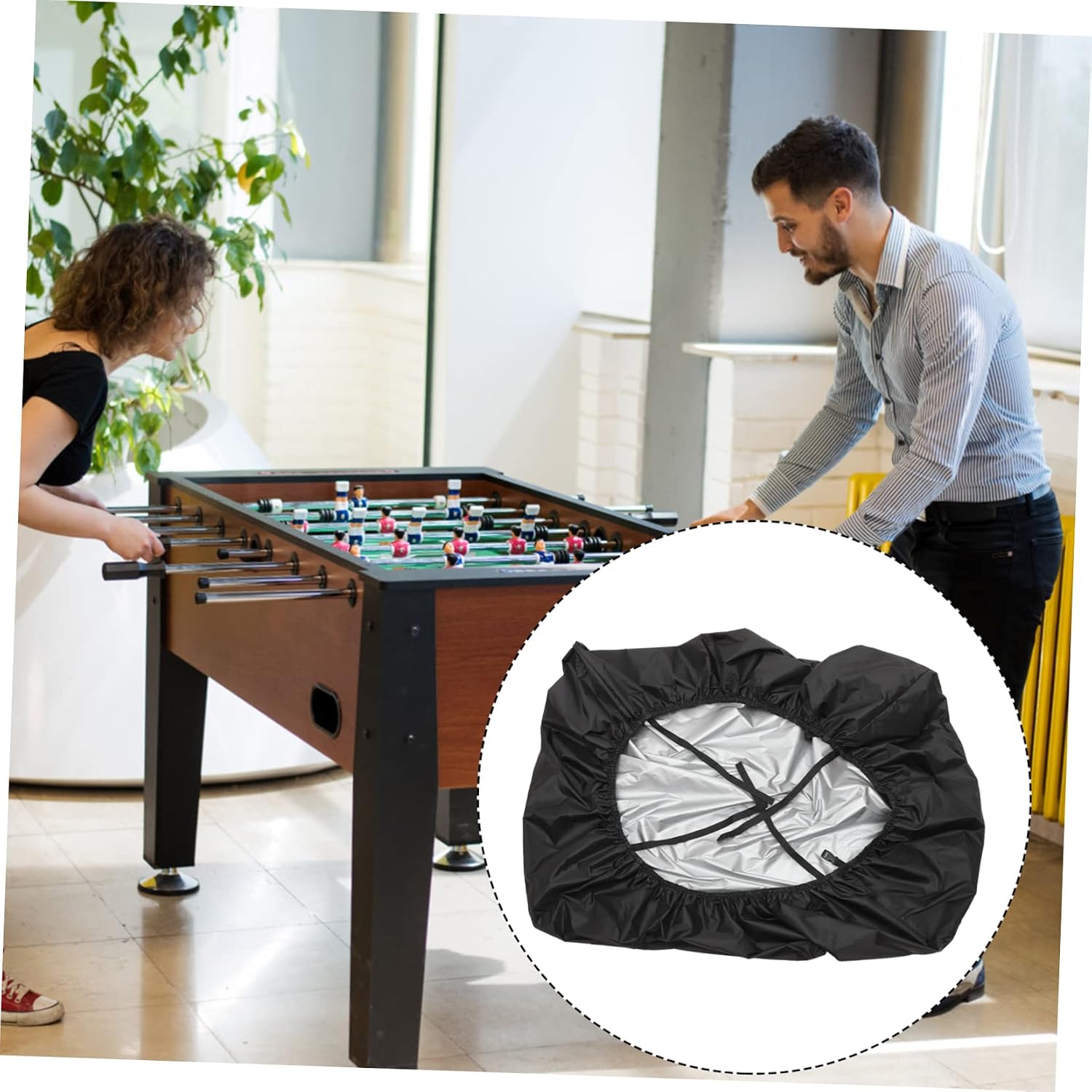 Oxford Cloth Foosball Cover Table Protector for Outdoor and Indoor Use Lightweight and Fits Standard Football Tables
