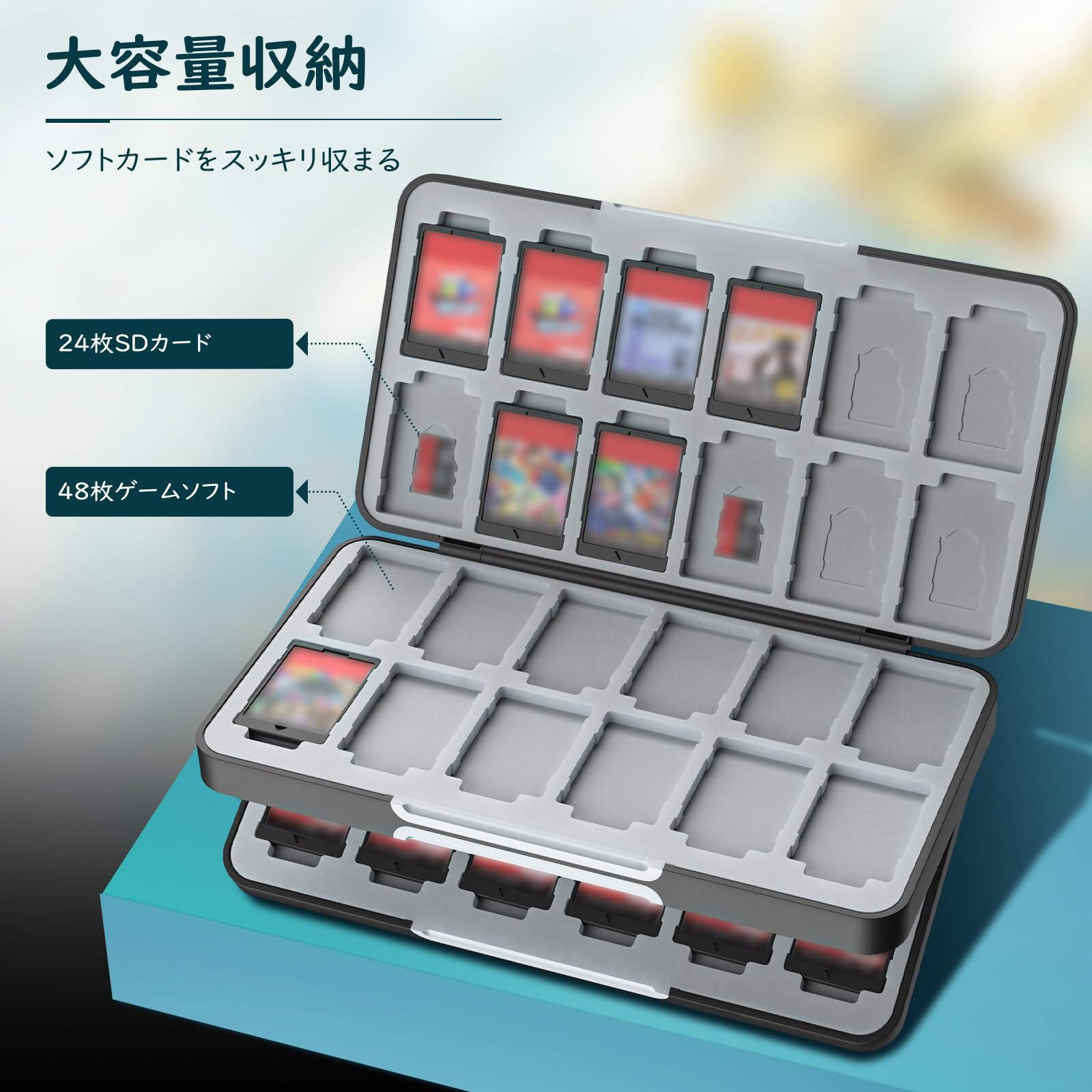 ニンテンドースイッチ本体+収納ケース+microSD 128GB 外箱無し 楽天