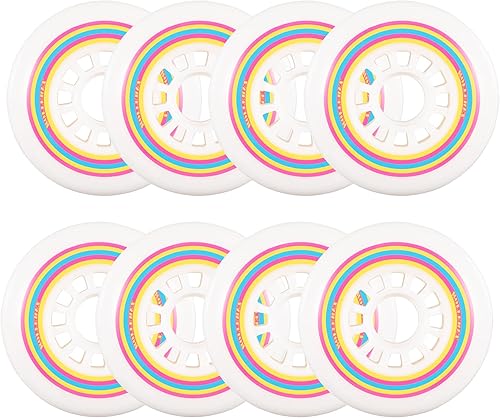 Rollerex Lollipop Boardwalk - Ruedas de patinaje en línea (paquete de 8) (varias opciones de tamaño disponibles)