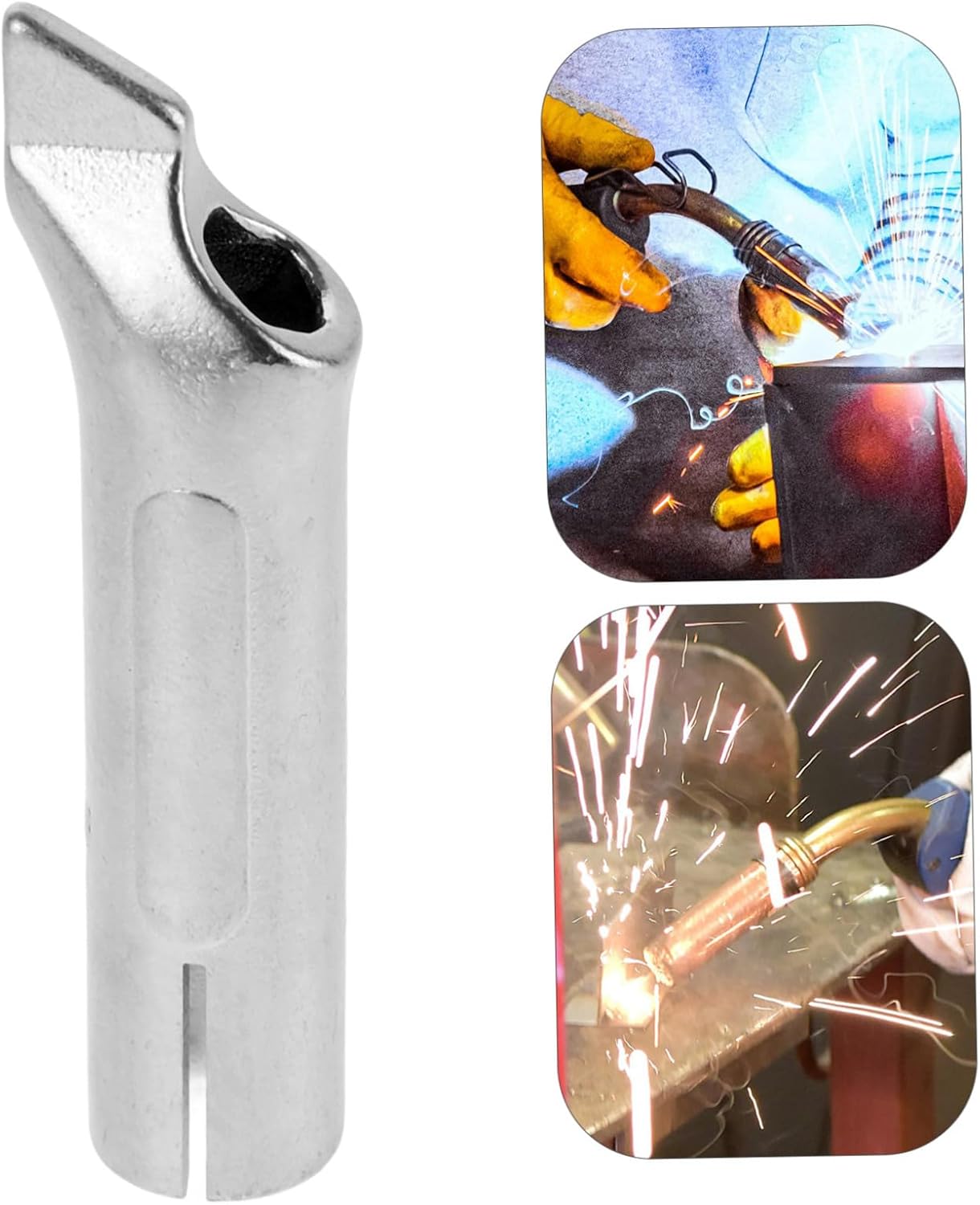 Welding Stainless Steel Nozzle Accessories Kit Welder Parts for Precision Welding Compatible Various Materials Easy Replace Design for Convenient Maintenance