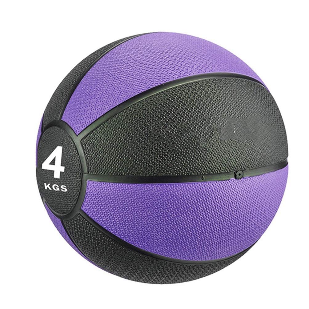 Medizinbälle Gummi Medizinball, Unelastische Fitness Ball, Verwendet for Taille Und Bauch Trainingsgleichgewichtstraining 2kg / 3kg / 4 Kg / 5 Kg / 6 Kg / 7kg / 9KG (Size : 4kg/8.8lbs)
