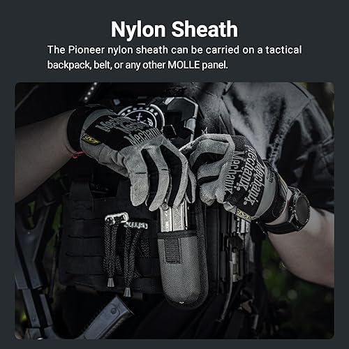 Miniatura 9 de PIONEER - Juego de herramientas multiherramientas 14 en 1 con aguja de tijera, alicates de nariz, tijeras de trauma, clip de bolsillo,