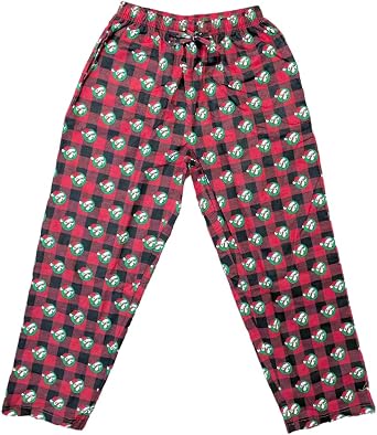 Buc-ees 2025 Christmas Buffalo Plaid Lounge Pants, Holiday Pajama Bottoms, Red and Black