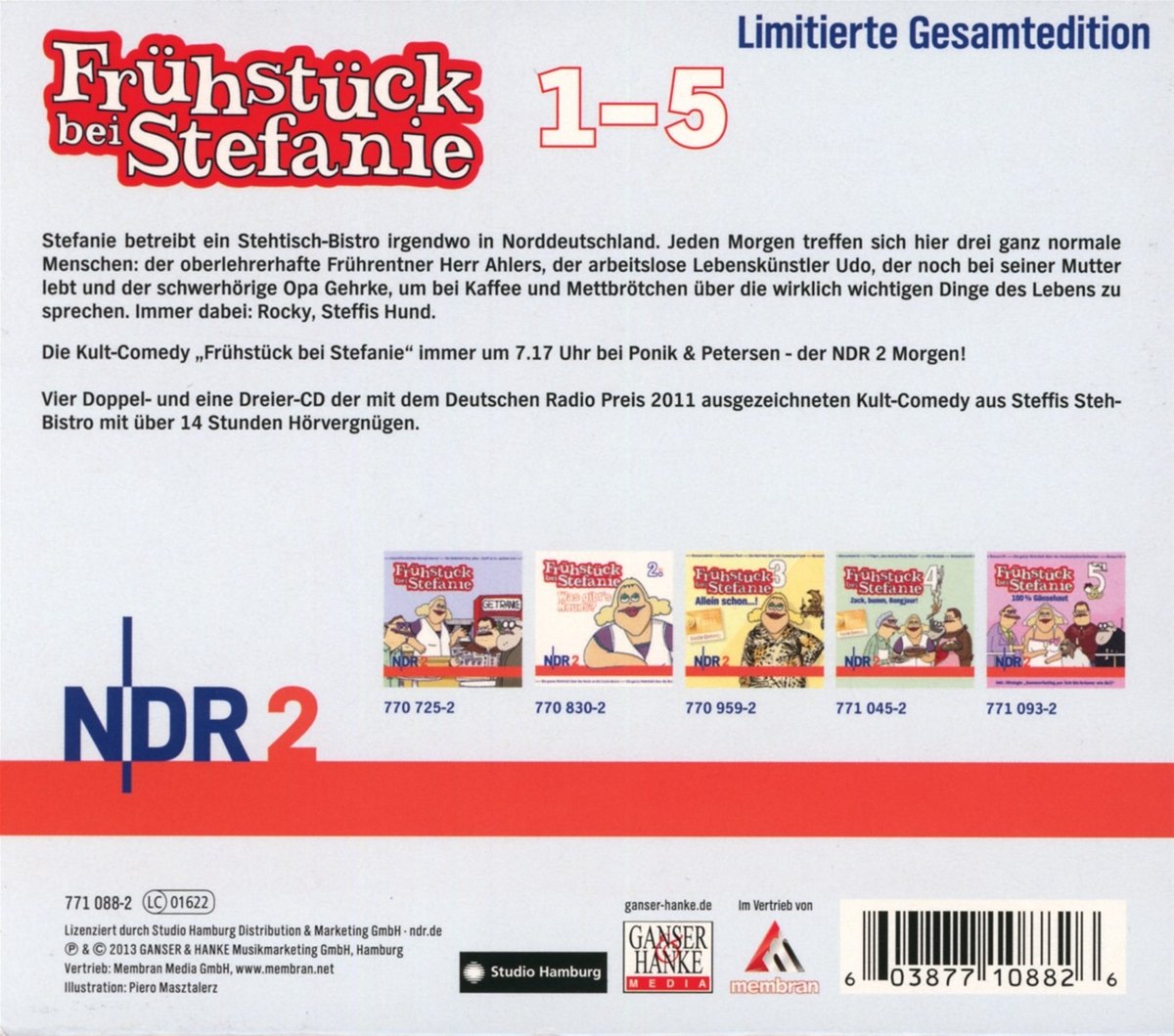 Ndr 2-Frühstück Bei Stefanie-Box Folgen 1-5