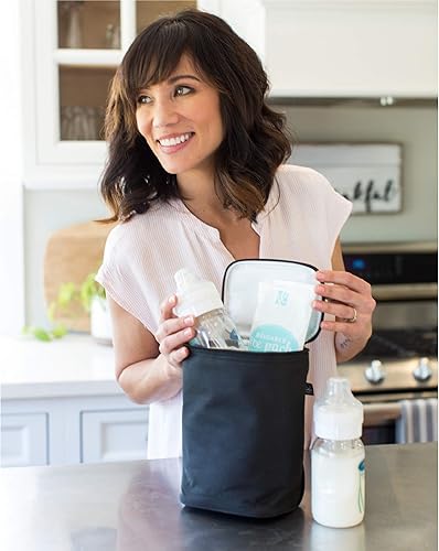 Miniatura 4 de J.L. Childress TwoCOOL Breastmilk Cooler - Double Baby Bottle & Food Bag - Ice Pack Included - Fits 2-4 Bottles - Insulated & Leak Proof Bottle Bag