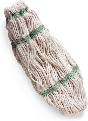 Miniatura 3 de Libman Recambios de trapeador Tornado  Autoescurriente  Cabezal de mopa de algodón  Giro  Reemplazo de cabeza giratoria  Lavable a máquina  4