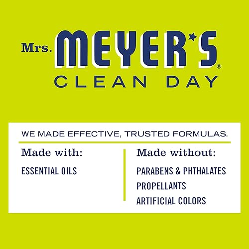 Miniatura 188 de Mrs. Meyer's Clean Day - Ambientador en espray, atomizador sin aerosol infundido con aceites esenciales, albahaca, 8 onzas líquidas