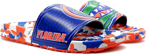 Miniatura 26 de Hype NCAA Team Graphic and Color Unisex Quick Dry Slydr Sandalia Marea carmesí de Alabama,Clemson Tigers,Louisville Cardinals,Army Black