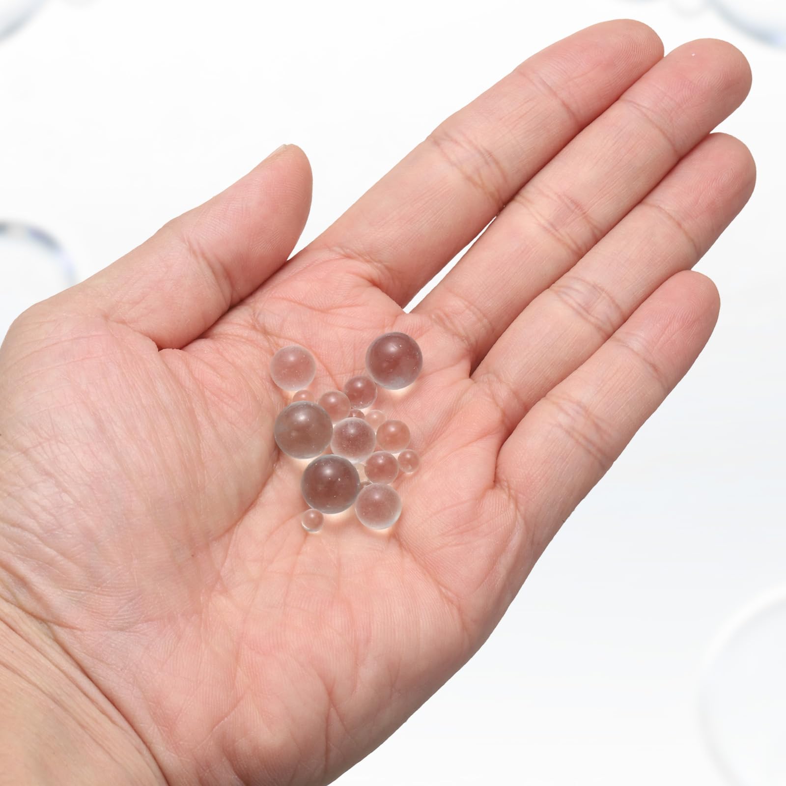 M METERXITY 1000-Pack Billes En Verre Rondes Pour Ébullition, 5mm Billes En Verre Soda-Lime Solide Transparent Pour Chauffage De Laboratoire/Mélange De Peinture/Agitation De Bouteille