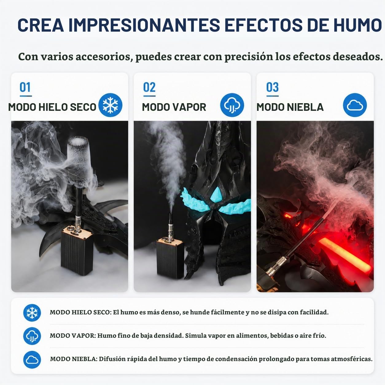 Máquina de humo portátil a pilas, con líquido de niebla para mini fiestas, fotografía, grabación de video, vapor instantáneo de 0 segundos, control remoto, efecto de hielo seco, prueba de aire (negro)
