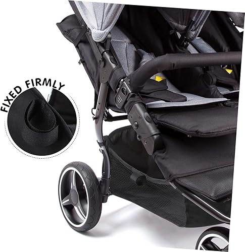 Miniatura 8 de TOYANDONA Cesta inferior para cochecito de bebé, bolsa de almacenamiento de tela Oxford, ahorro de espacio, ligera para uso diario