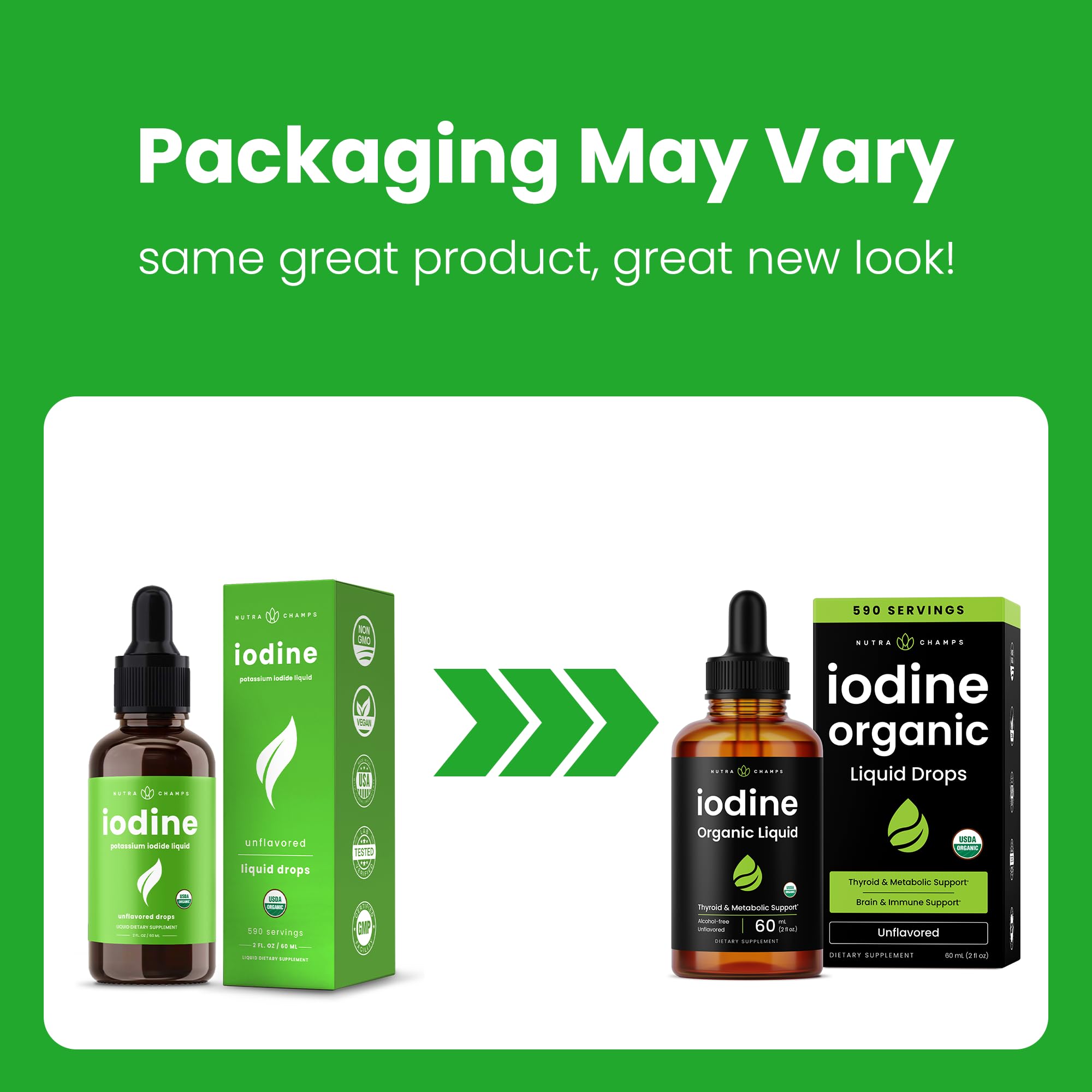 Organic Iodine Liquid Drops - 250 mcg Iodine Supplement for Women & Men - Potassium Iodide Solution 250 mcg - 590 Servings - Thyroid, Hormone & Metabolic Support - Non-GMO, Vegan — Amazon image 7