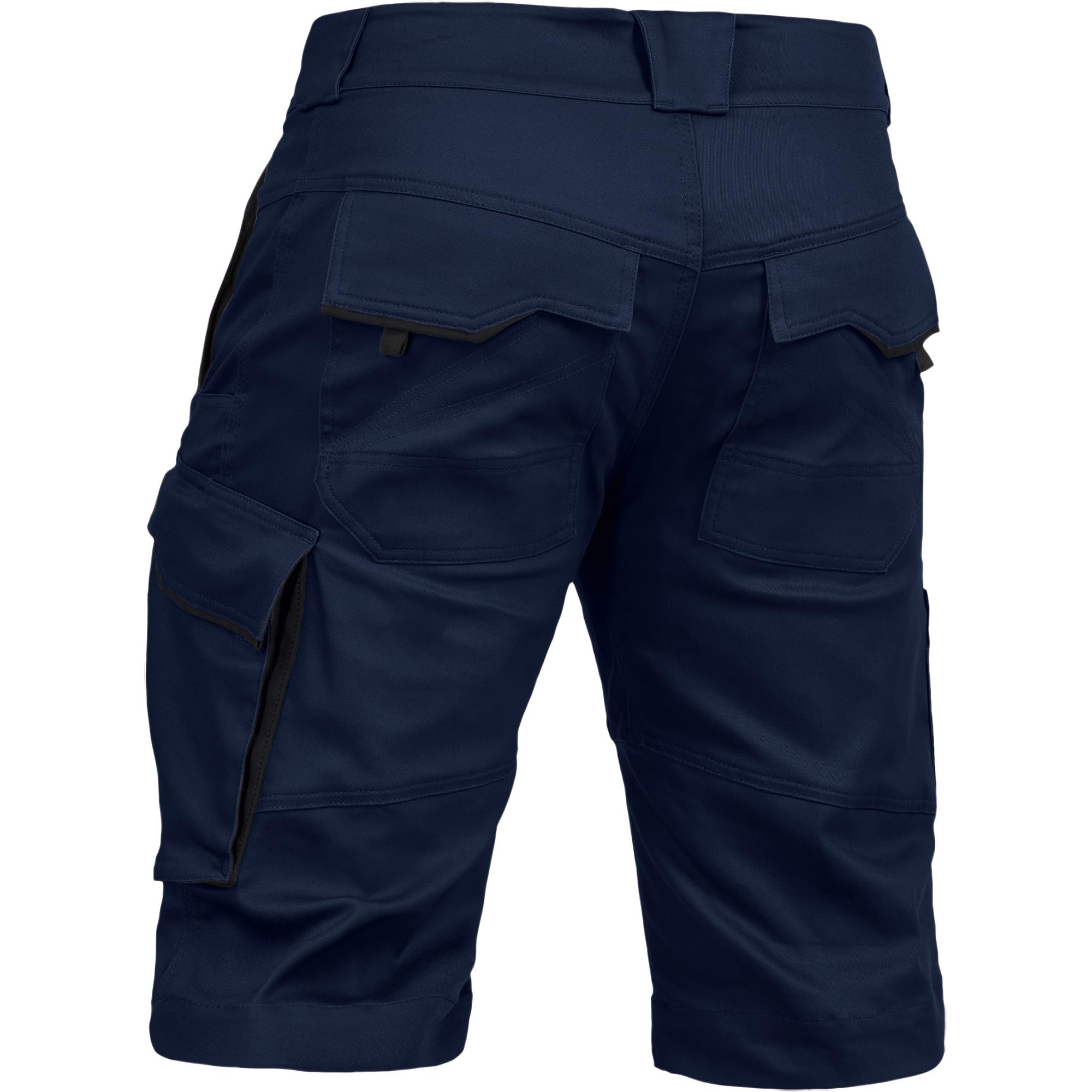 Leibwächter Arbeitsshorts Herren Flex Line – Robuste Cargo Hose mit Taschen – Handwerker Shorts – Berufsbekleidung – Multifunktionshose mit Reflektoren