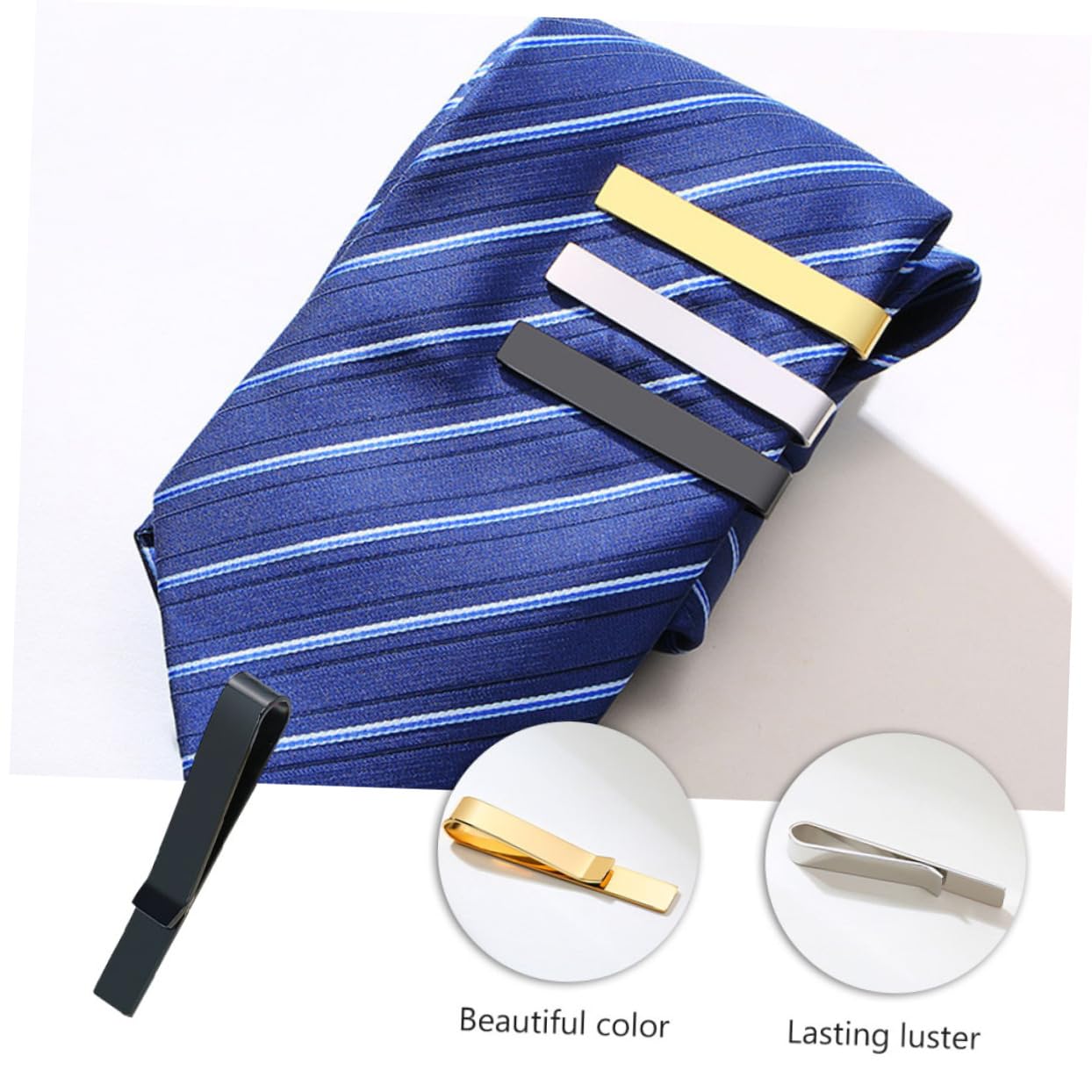 Clip De Corbata De Acero Inoxidable Oro Pinza Para Sujetar Corbatas Cuello Atar Sujetacorbata Para Cualquier Ocasión Clip De Corbata De Moda Barra De Corbata