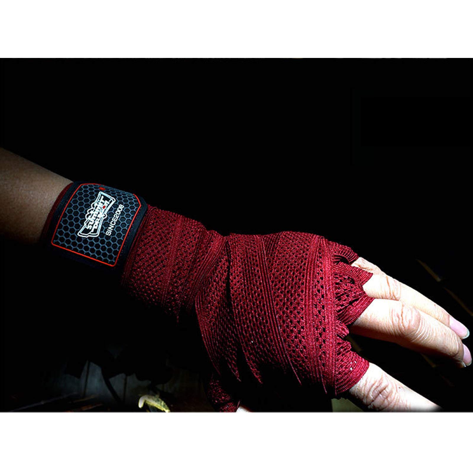 LZQpearl Fasce Mani Boxe, Fasce Elastiche per Guanti Interni, per Sport da Combattimento, Boxe, MMA E Cross Fitness, Uomini E Donne