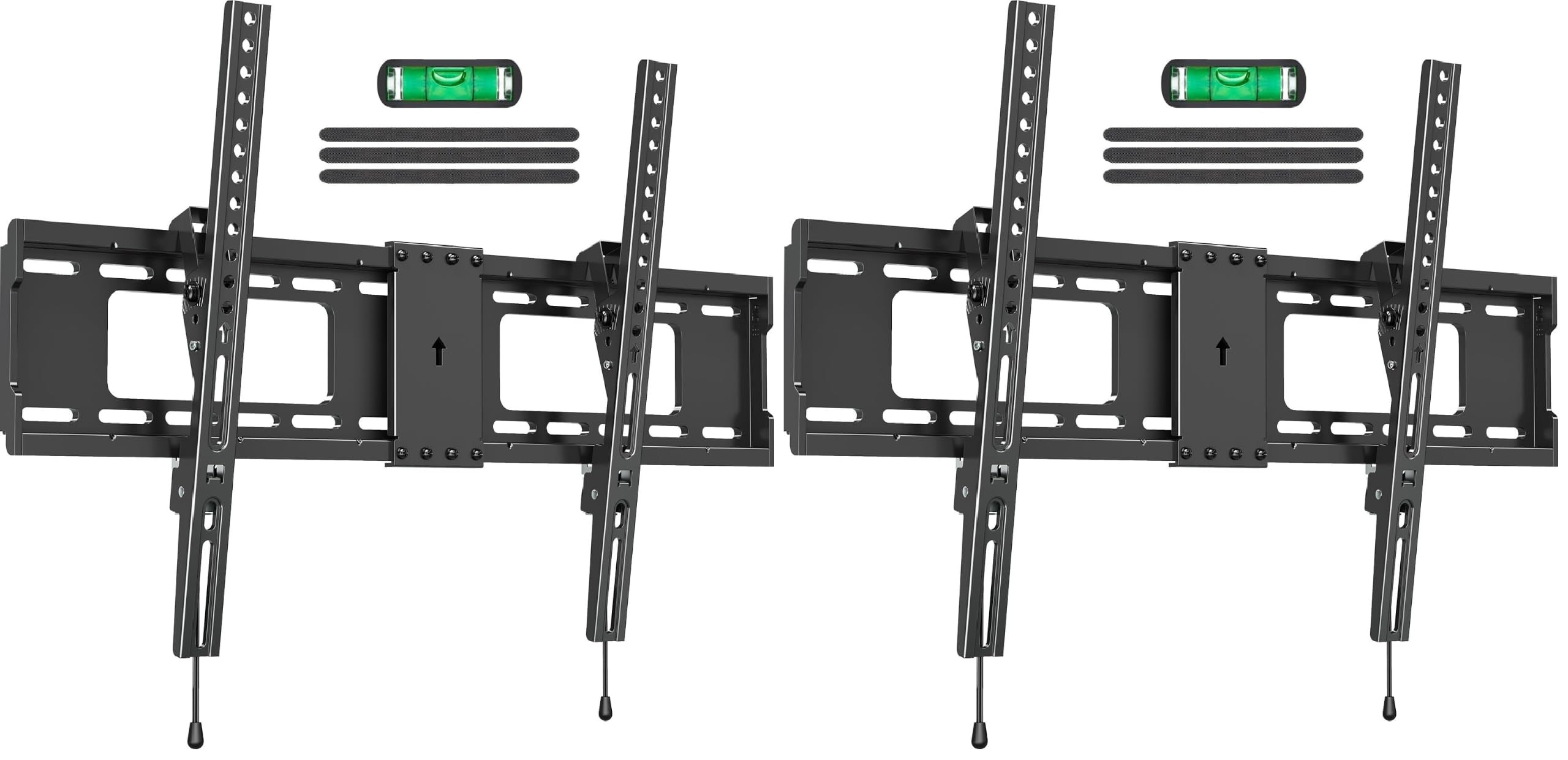 Tilting TV Wall Mount Heavy Duty for Most 37-85 Inch TVs Up to 132 lbs (Pack of 2)