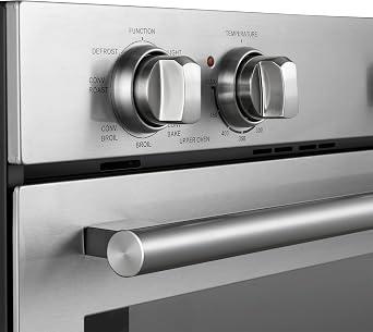 Forno Vomero 30-Inch Double Wall Oven 10 Cu. Ft. Capacity, Stainless Steel, 7100W Convection, Mechanical Controls, Self-Cleaning Function